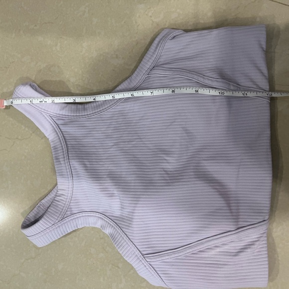 Lululemon Ribbed Nulu High-Neck Yoga Bra Faint Lavender (Size 4) - Picture 12 of 12